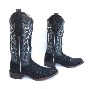 Tanner Mark square toe boots size 7..5